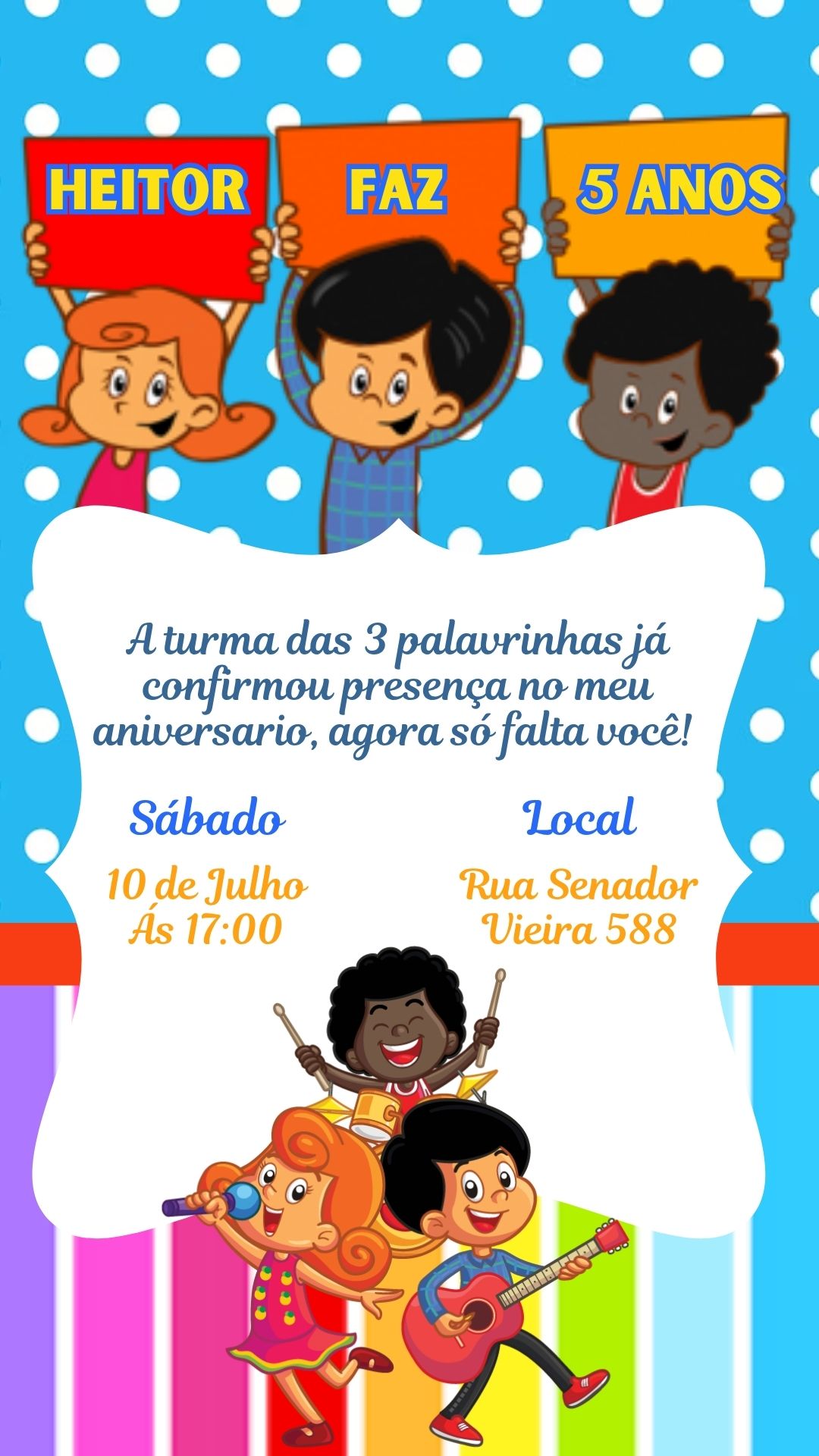 Convite simples 5