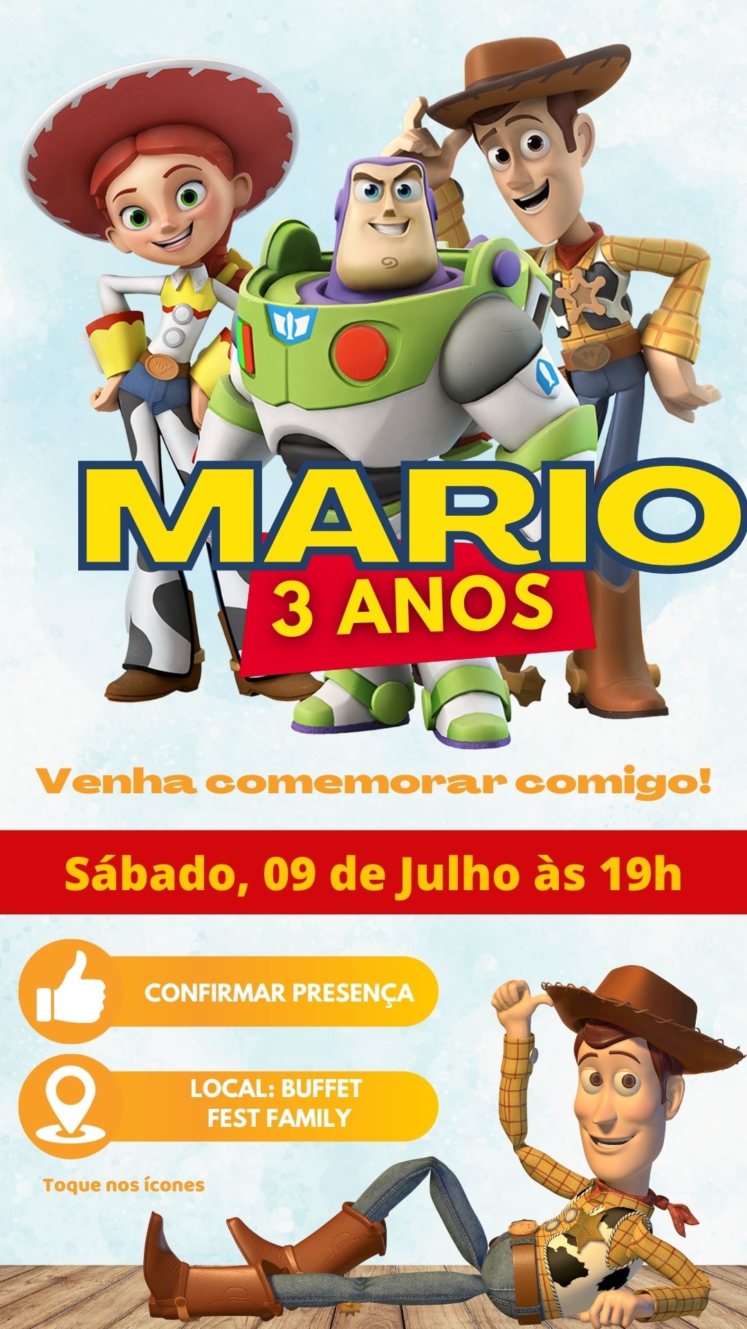 Convite interativo 3